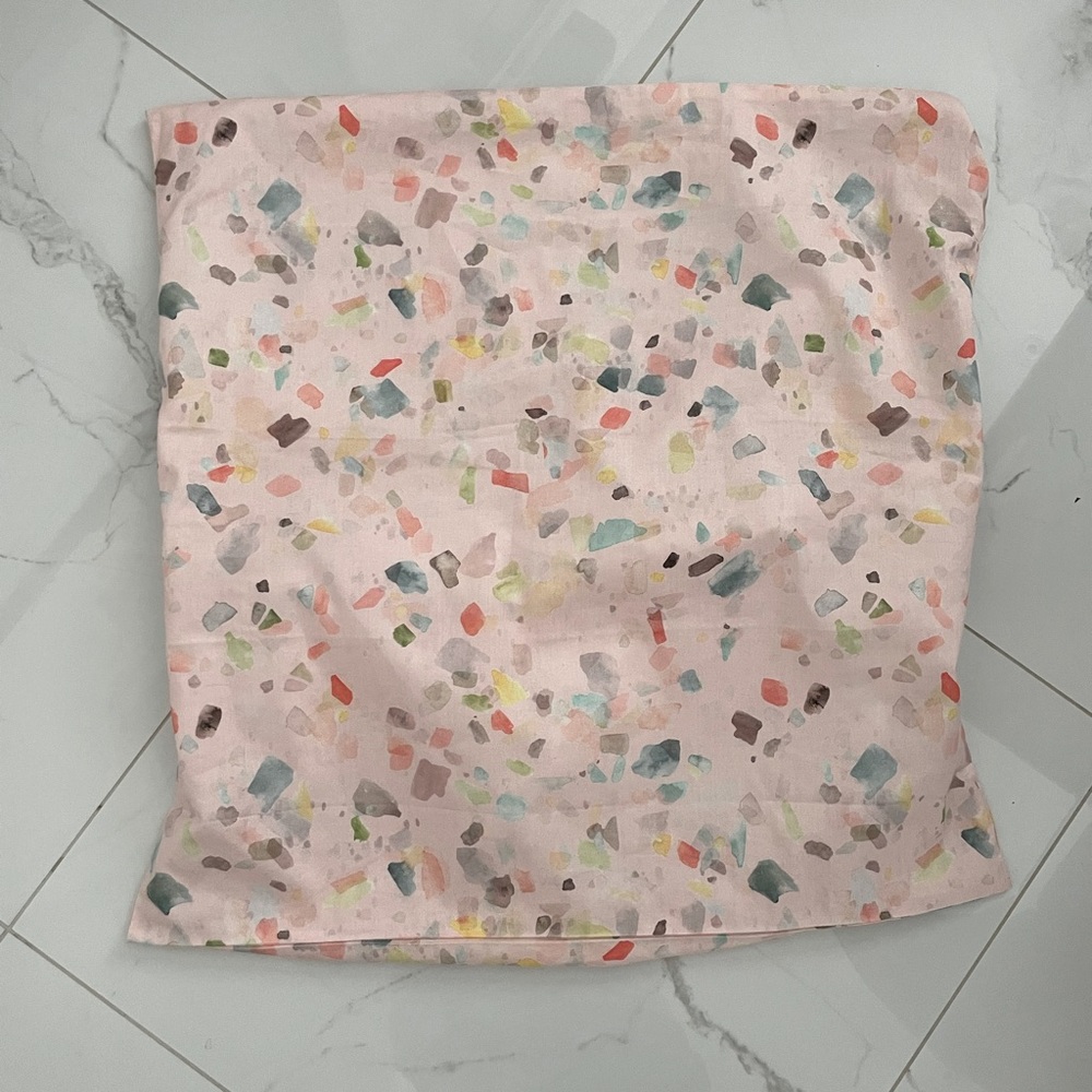 Terrazzo watercolour Euro sham SET OF 2
